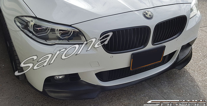 Custom BMW 5 Series  Sedan Front Add-on Lip (2011 - 2014) - $299.00 (Part #BM-080-FA)